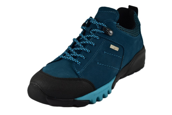 Waldläufer 787952 Waterproof Walking Shoes in Green | rubyshoesday